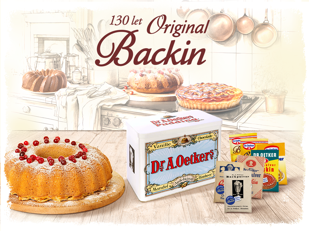 Že 130 let z vami: Dr. Oetker Original Backin pecilni prašek je ...