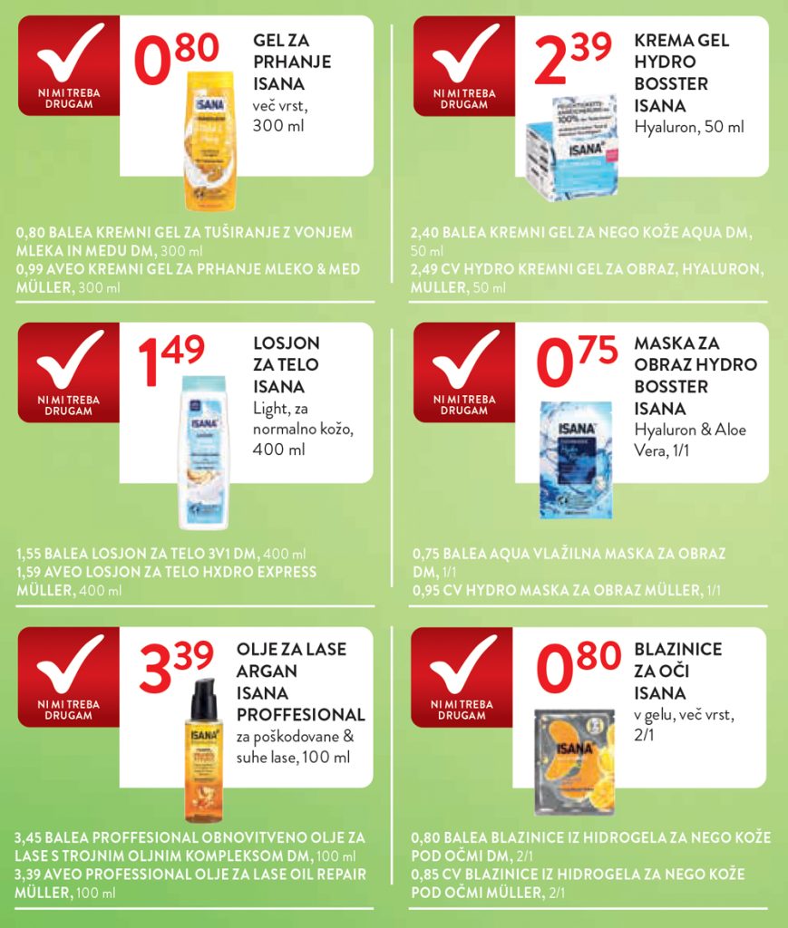 Spar, Isana