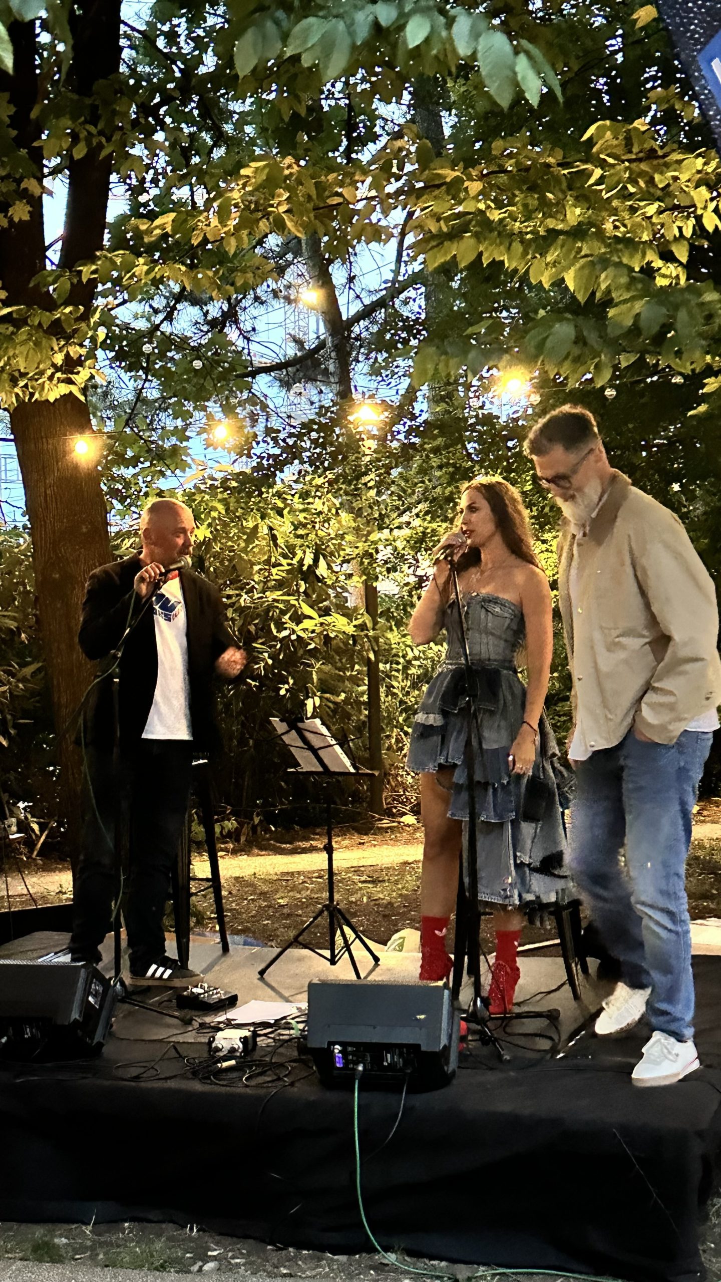 David Irgolic, programski direktor, Tara Zupančič, radijska voditeljica, Radio Juboks, Gregor Memedovič, Juboks