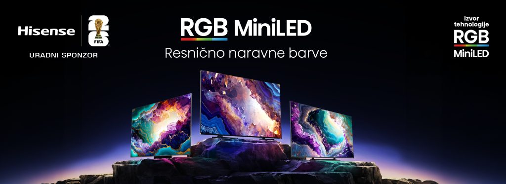 Kot pionir tehnologije RGB MiniLED Hisense še naprej premika meje na področju prikaza slike (foto_Gorenje GSI)