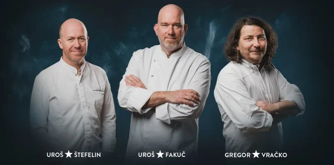 Uroš Štefelin, Gregor Vračko in Uroš Fakuč
